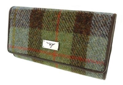 Women's Macleod Harris Tweed Flap-over Long Wallet Purse