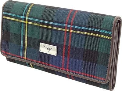 Women's Malcolm Tartan Flap-over Long Wallet Purse