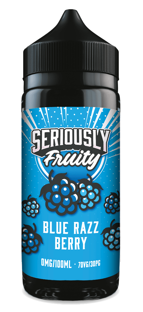 Blue Razz Berry E-liquid Shortfill Seriously Fruity by Doozy 120ml 0mg