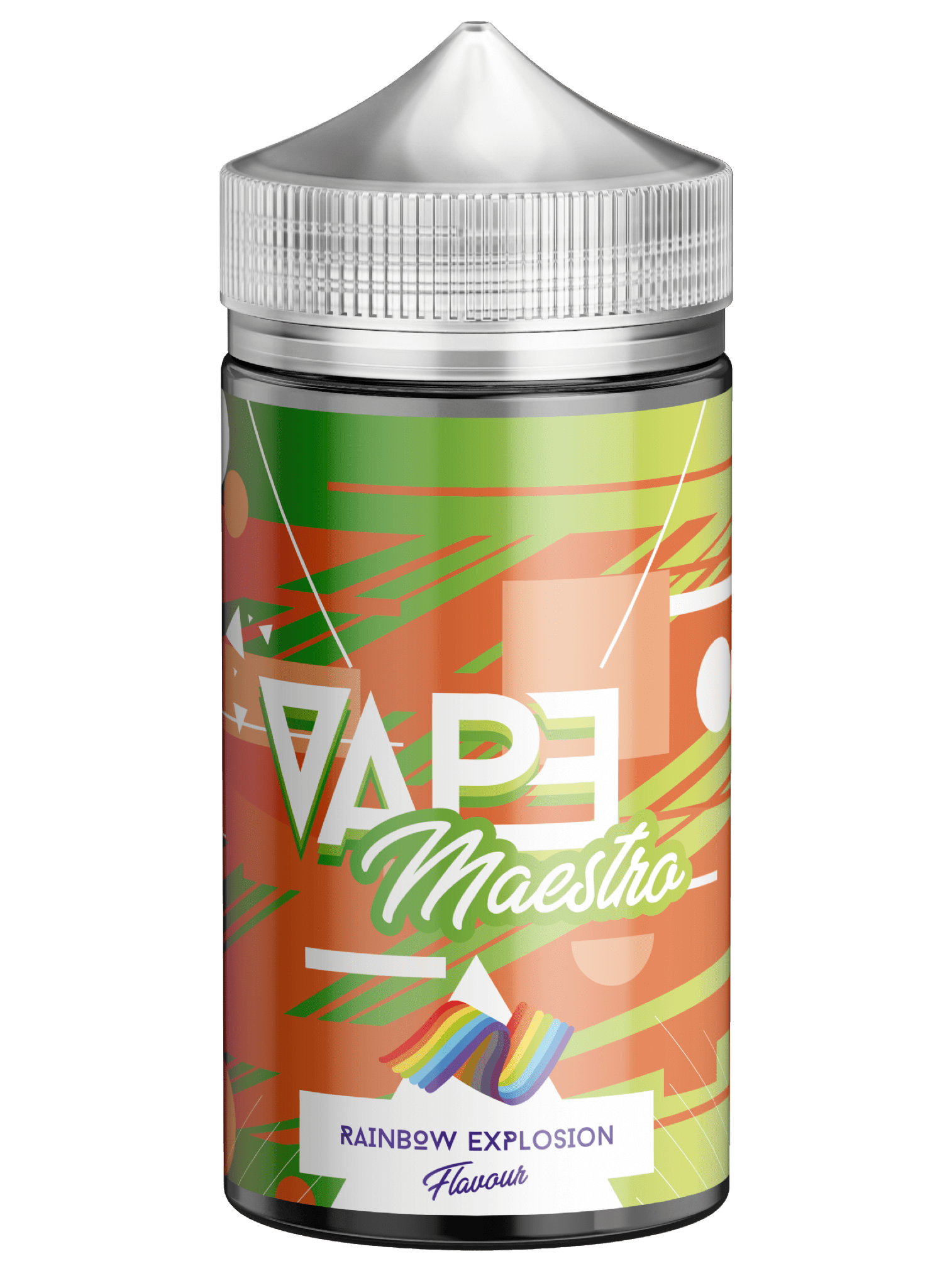 Vape Maestro Rainbow Explosion E-liquid 200ml Short-fil 0mg 13