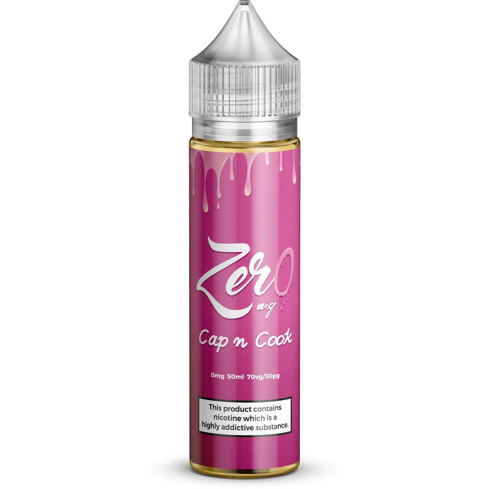 Zero MG Cap N Cook 60ml Shortfill 0mg