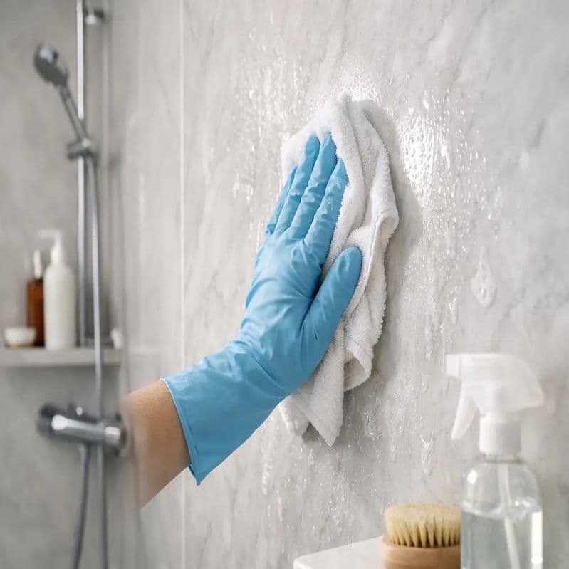 How to Clean Bathroom Wall Panels Properly