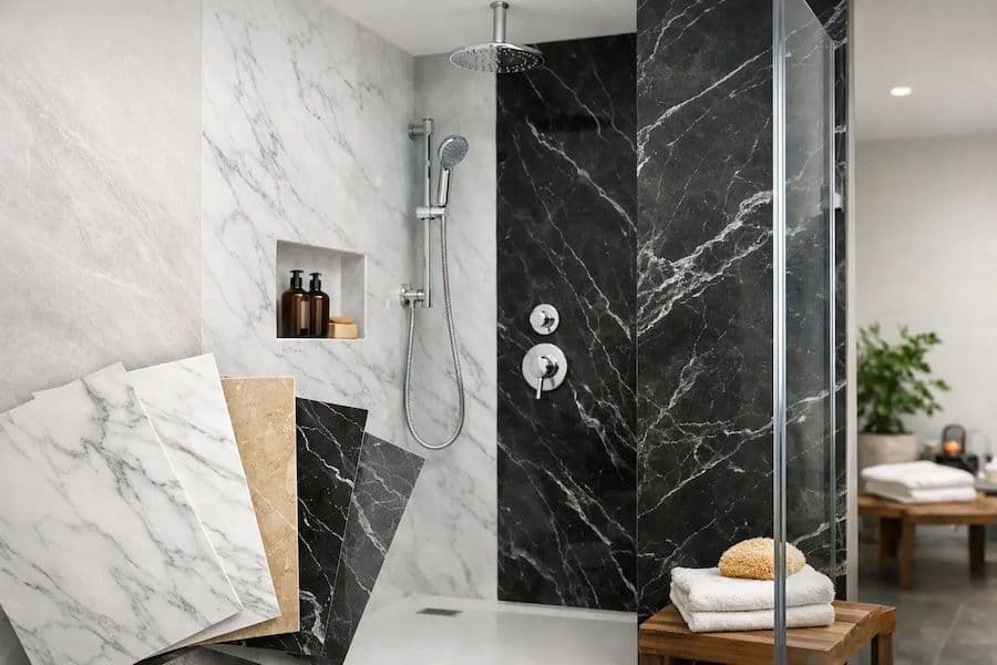 Top Marble Effect Shower Panels to Buy