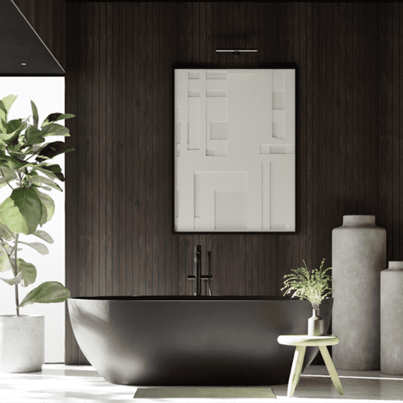 Acoustic Style Waterproof Shower Panel - Broadway