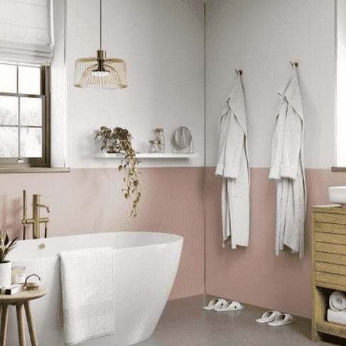 Antique Rose Multipanel - Bathroom and Shower
