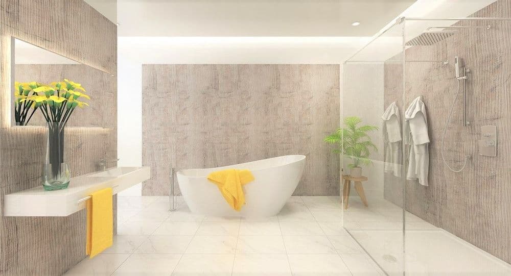 Bianco Ash | Shower Panel | Wetwall