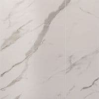 Carrara Marble Tile Matt - PVC Bathroom Panels