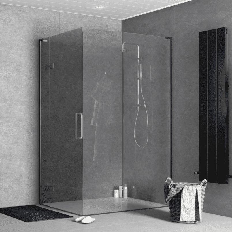 Grey Concrete Matt - PVC Bathroom Panels