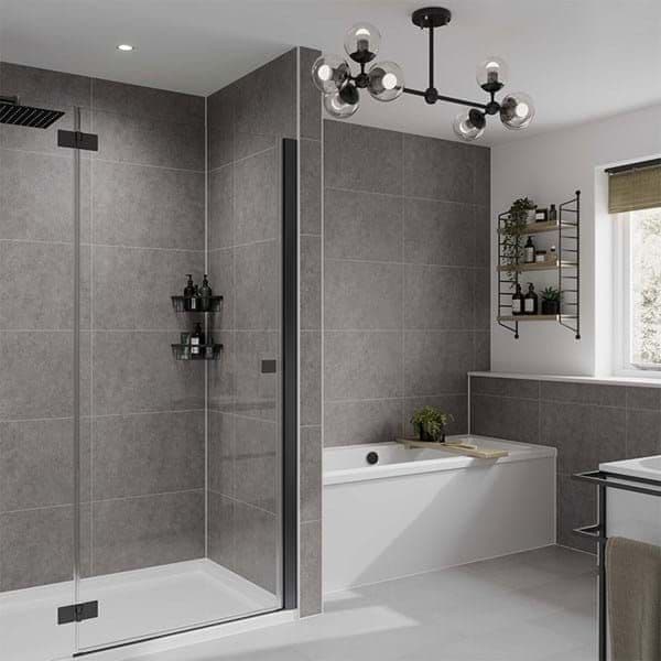 Grey Mineral Multipanel - Bathroom and Shower Tile