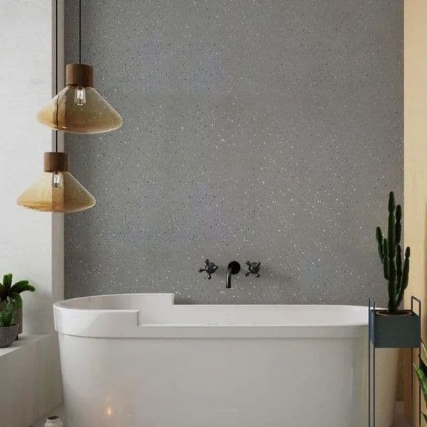 Grey Sparkle Gloss - PVC Bathroom Panels