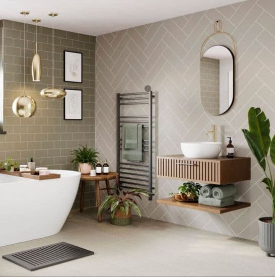 Herringbone Tile Effect Panels