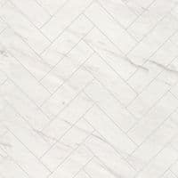 Levanto Marble Herringbone Tile Bathroom and Shower Panel