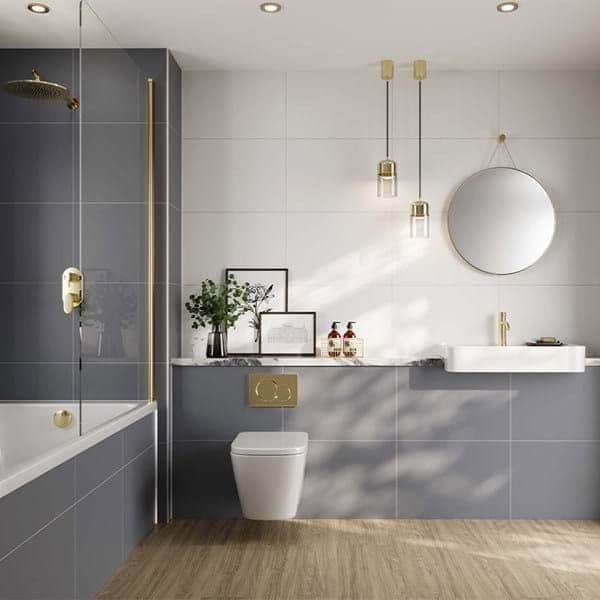 Monument Grey Multipanel - Bathroom and Shower Tile