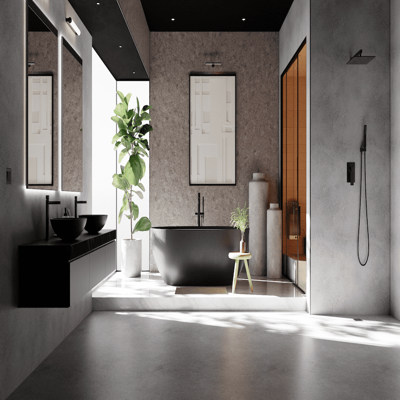 Obsidian Stone Perform Panel - Bathroom and Shower
