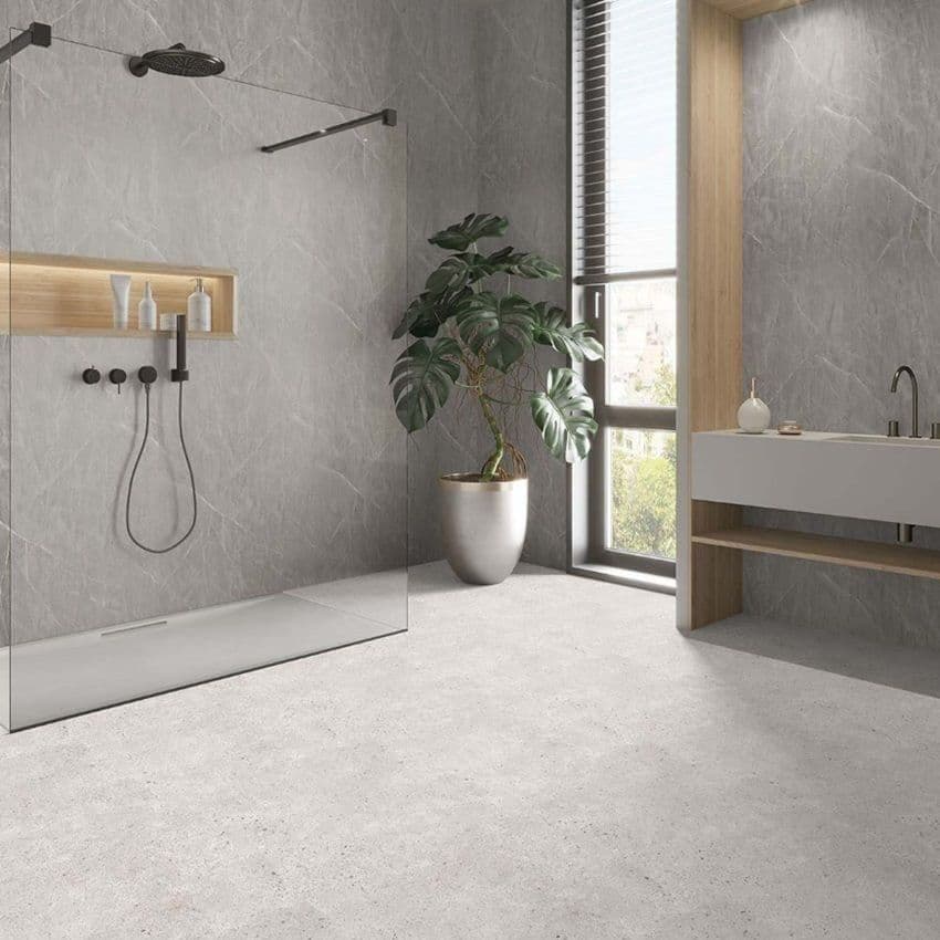 Pietra Grey Matt - PVC Bathroom Panels