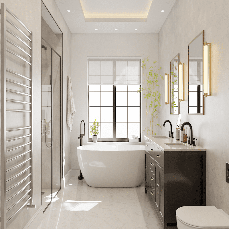 Pietra White Marble Perform Panel - Bathroom and Shower