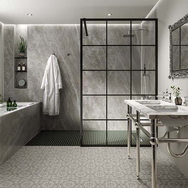 Soapstone Stellar Bathroom and Shower Panel