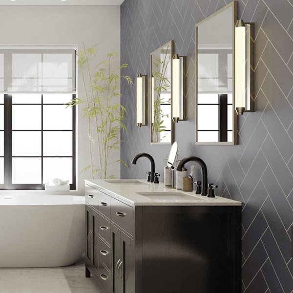 Star Blue Satin Perform Panel - Bathroom and Shower