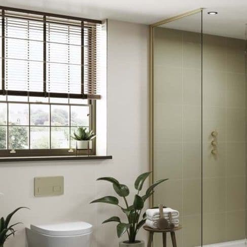 Taupe Grey Multipanel - Bathroom and Shower Large Tile