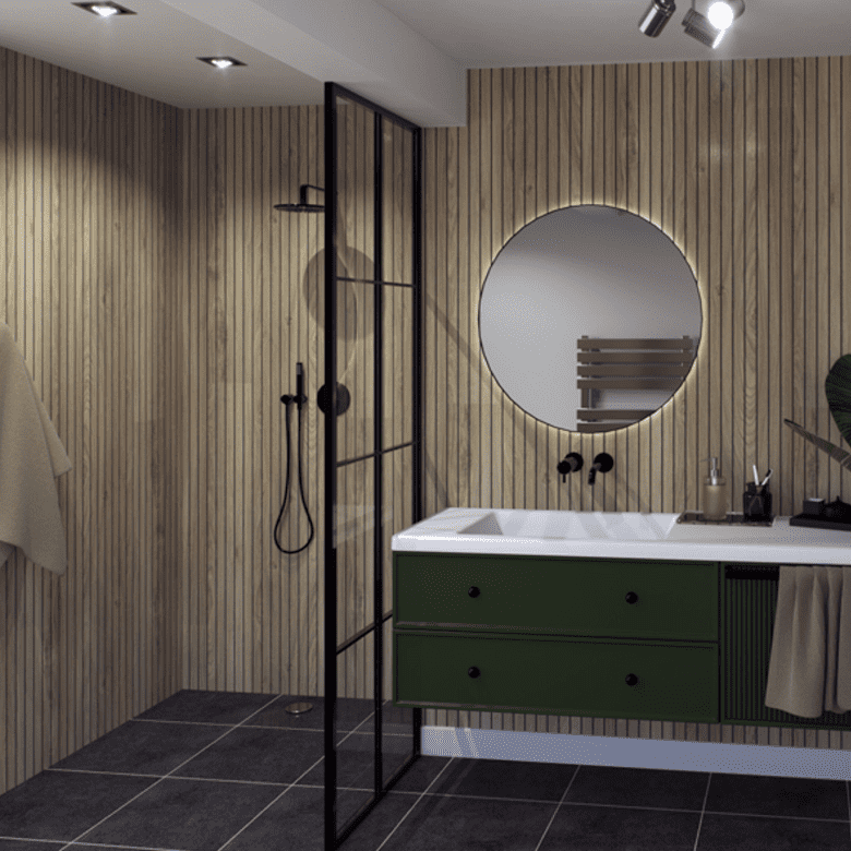 Waterproof Shower Panel - Kudamm