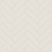 White Grey Herringbone Tile Bathroom and Shower Panel