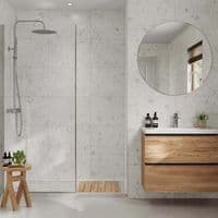White Terrazzo Multipanel - Bathroom and Shower Tile