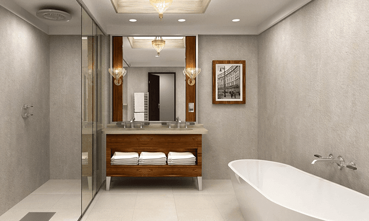 bathroom and shower wet wall panels