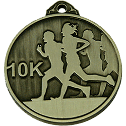 10K Running Medal - 50mm