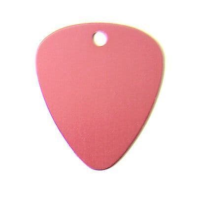 35mm Pink Guitar Pick Tag