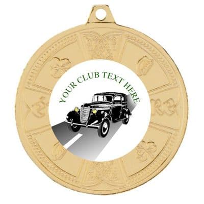 50mm Vintage Car Medal