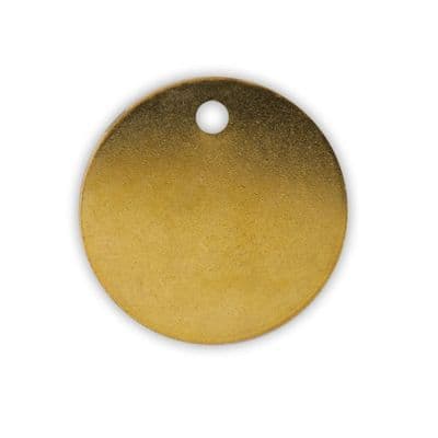 Aluminum 32mm Gold Disc Without Tab Disc