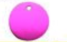 Aluminum 32mm Pink Disc Without Tab Disc