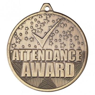 Attendance Medal 50mm Thick Cascade