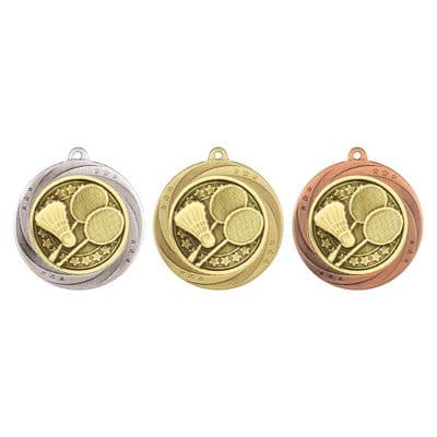 Badminton Superstar Medal - 60mm