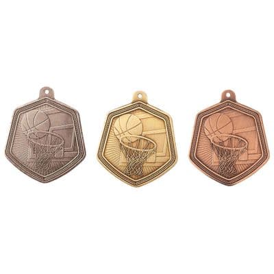 Basketball Falcon Medal - 65mm