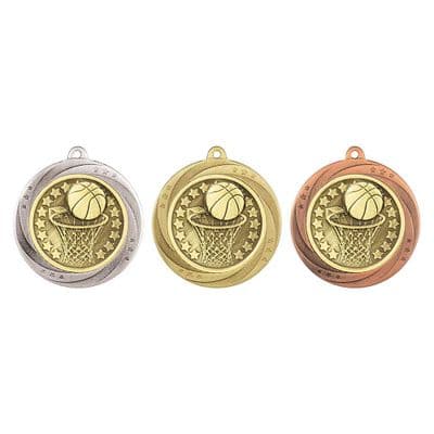 Basketball Superstar Medal - 60mm
