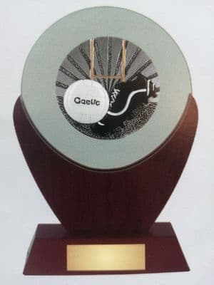 Blaze Gaelic Football Wooden Trophy
