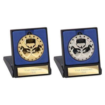Boxing Cascade Stars Medal & Box - 50mm