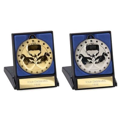 Boxing Cascade Stars Medal & Box - 70mm