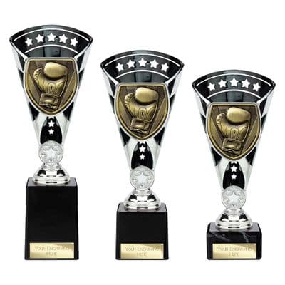 Boxing Trophy - Cobra Star - Black