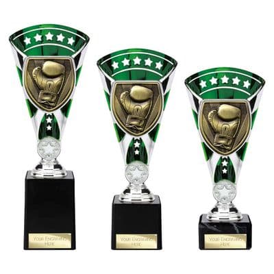 Boxing Trophy - Cobra Star - Green