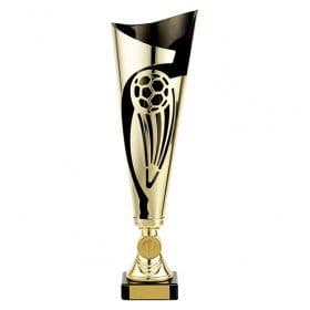 Champions Soccer/Football Cup Black & Gold- 3 Sizes