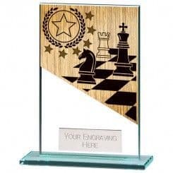 Chess Glass Award Mustang 5mm Thick