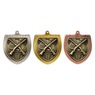 Clay Pigeon Cobra Shield Medal - 75mm