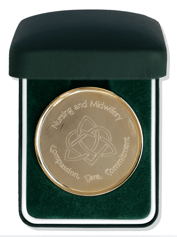 Coin in a Green Leatherette Box