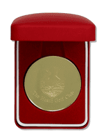 Coin in a Red Leatherette Box