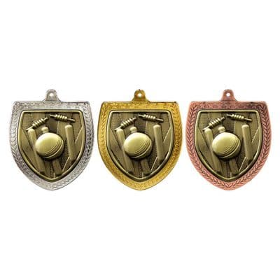Cricket Cobra Shield Medal - 75mm