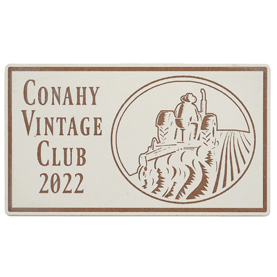 Custom Design Wooden Sustainable Plaque - Minimum Order 40