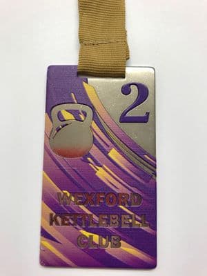 Custom Silver Rectangle Medal (6) Minimum Order 50