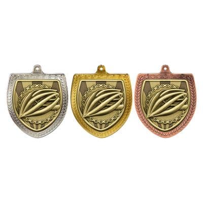 Cycling Cobra Shield Medal - 75mm